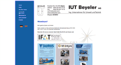 Desktop Screenshot of iutbeyeler.com