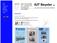 Tablet Screenshot of iutbeyeler.com